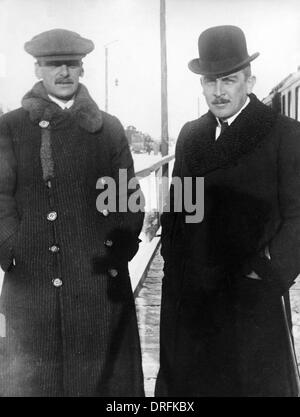 Graf von Czernin und Richard von Kuhlmann, Brest-Litovsk Stockfoto
