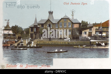 Teutonia Rowing Club, Tigre, Argentinien Stockfoto