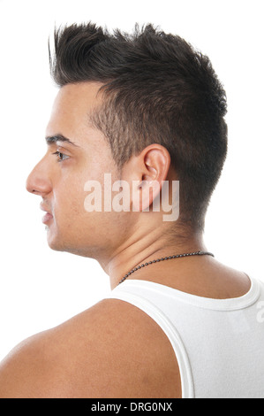 junger Türke mit trendigen Hair style Stockfoto