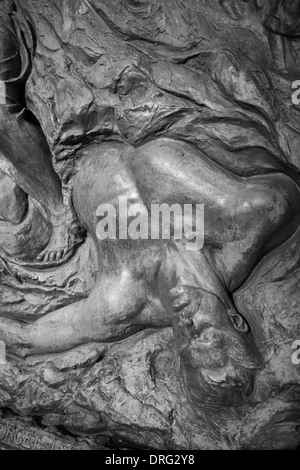 "Opfer des Krieges" Memorial, Detail, Kittery, Maine Stockfoto