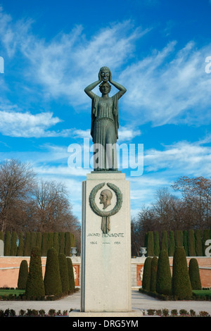 Park Parque von del Retiro Madrid Spanien Espania Stockfoto