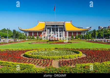 Taipei, Taiwan bei Dr. Sun Yat-Sen Memorial Hall Gardens. Stockfoto