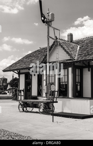 Grapevine Vintage Railroad Station, Grapevine, Texas Stockfoto