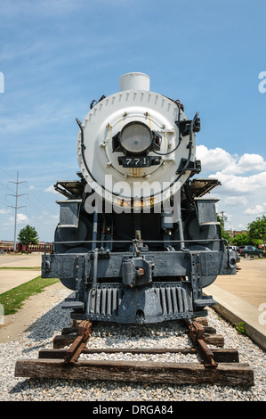 Southern Pacific Klasse MK-5 Nr. 771, statisch anzuzeigen, Grapevine Vintage Railroad, Grapevine, Texas Stockfoto