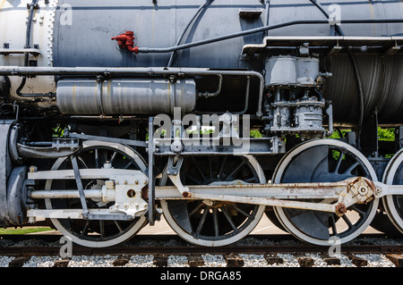 Southern Pacific Klasse MK-5 Nr. 771, statisch anzuzeigen, Grapevine Vintage Railroad, Grapevine, Texas Stockfoto