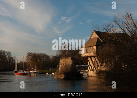 Alte Mühle, Vernonnet, Vernon, Eure, Frankreich Stockfoto