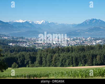 Stadt Zug, Schweiz Stockfoto