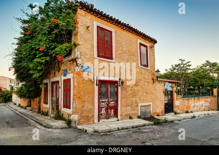 Eine malerische Taverne Plaka in Athen, Griechenland Stockfoto