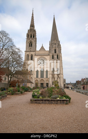 Kathedrale von Chartres in Frankreich Stockfoto