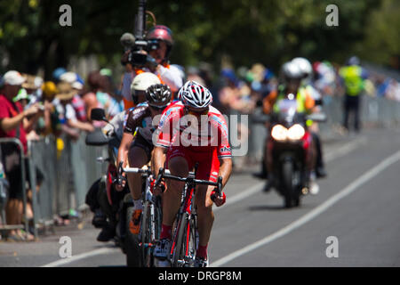 Adelaide, South Australia, Australien. 26. Januar 2014. 6. Etappe, Adelaide Street Circuit 85km von der UCI Tour Down Under, Australien. Bildnachweis: Gary Francis/ZUMAPRESS.com/Alamy Live-Nachrichten Stockfoto