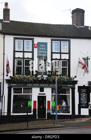 Das Postamt Gewölbe Pub am Burslem Stoke-on-Trent Staffordshire Stockfoto