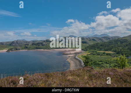 Strände rund um Gruinard Bay nr Laide Ross & Cromarty Highland-Schottland Stockfoto