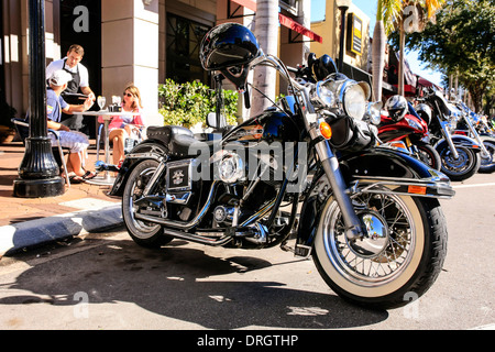 Thunder Bay Motorrad-Veranstaltung in Sarasota Florida Stockfoto