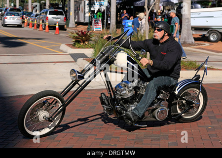 Thunder Bay Motorrad-Veranstaltung in Sarasota Florida Stockfoto