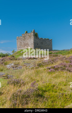 Castle Tioram Eilean Tioram Dorlin nr Acharacle Lochaber Hochland Schottland Stockfoto