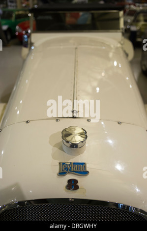 Leyland Straight 8 Motorhaube und Abzeichen Oldtimer Heritage Motor Centre Gaydon Warwickshire UK Stockfoto