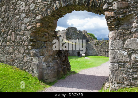 Ruinen von Inverlochy Castle, Fort William, Schottland Stockfoto