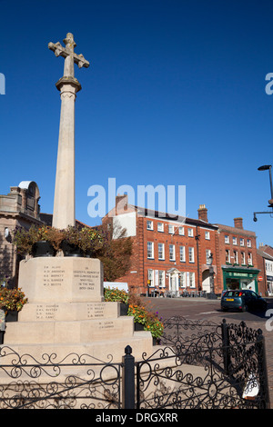 Marktplatz in der Stadtzentrum, Fakenham, Norfolk Stockfoto