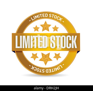 Stempel mit Text begrenzt Lager innen geschrieben. Illustration design Stockfoto