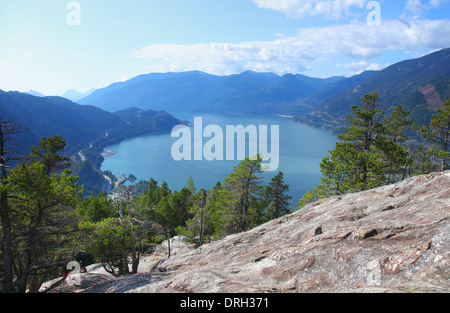 Howe Sound in British Columbia Stockfoto