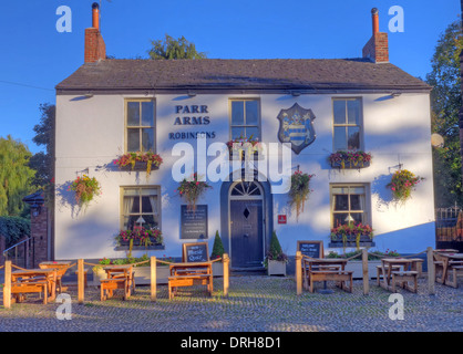 Parr Arms Pub Grappenhall Dorf Warrington Cheshire North West England UK Stockfoto