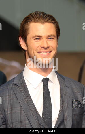 Tokio, Japan. 26. Januar 2014. Chris Hemsworth, 26. Januar 2014: Chris Hemsworth besucht Film "Thor, die finsteren Welt" Japan-Premiere am 26. Januar 2014, Tokyo Japan Credit: Aflo Co. Ltd./Alamy Live News Stockfoto