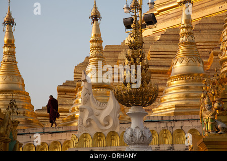 Shwedagon-Pagode Yangon (Rangoon) Myanmar (Burma) Asien Stockfoto