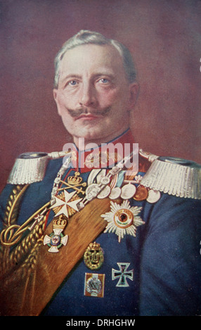 Kaiser Wilhelm II., Kaiser von Deutschland Stockfoto
