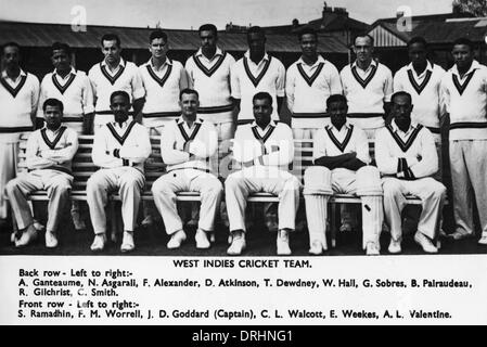 West Indies Cricket Team - Tour von England 1957 Stockfoto