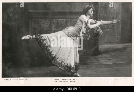 Miss Gabrielle Ray in "Die lustige Witwe" Stockfoto