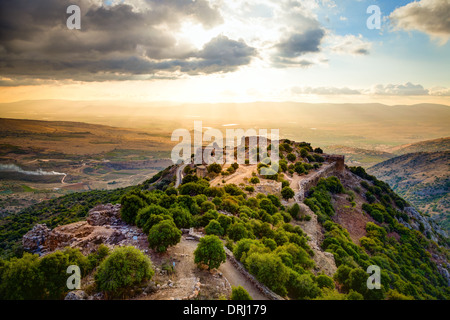 Festung Nimrod in Israel Stockfoto