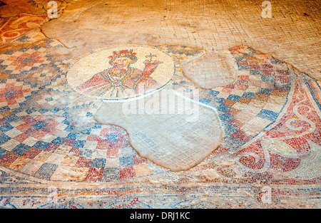 Bodenmosaik in der Stadt von Beit She'an in Israel Stockfoto