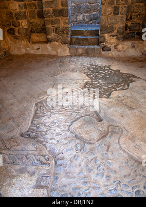 Bodenmosaik in der Stadt von Beit She'an in Israel Stockfoto