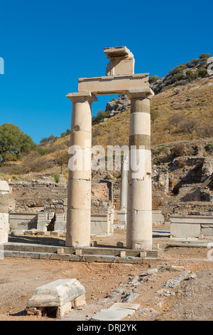 Ephesus, Türkei Reste des Tempels Prytaneum Stockfoto