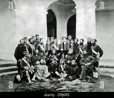 93. schottische Regiment in Indien Stockfoto