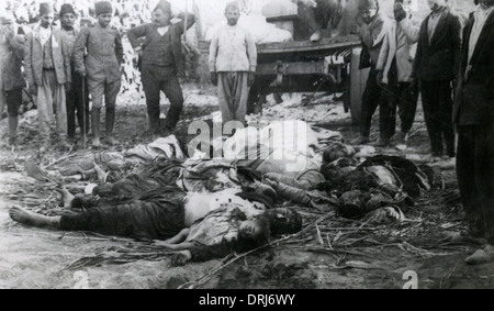 Massaker an armenischen Familie, Adana, Türkei Stockfoto