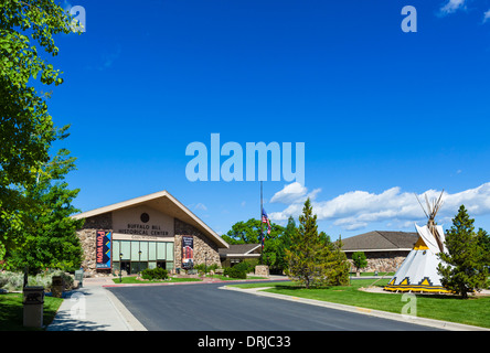 Ein Tipi außerhalb das Buffalo Bill Historical Center, Cody, Wyoming, USA Stockfoto