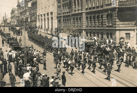 US-Truppen in Wladiwostok, Russland Stockfoto