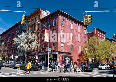 Brooklyn Bedford Avenue Williamsburg Brooklyn Nachbarschaft New York City Stockfoto