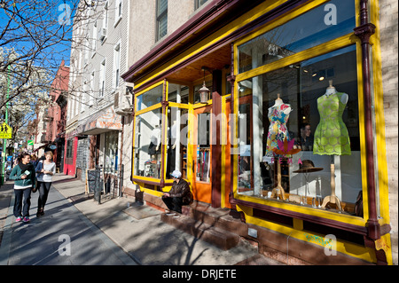 Brooklyn Bedford Avenue Williamsburg Viertel New York City Stockfoto