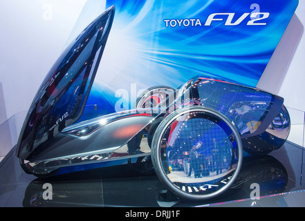 Das Toyota FV2 Concept Car auf der Toyota-Stand auf der CES in Las Vegas Show Stockfoto