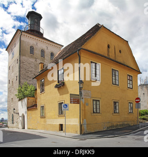 Lotrscak-Turm, berühmte Symbol von Zagreb, Kroatien Stockfoto