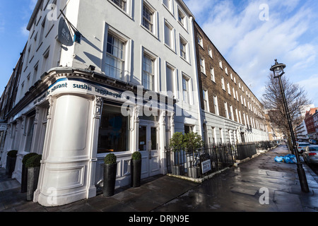 Häuserzeile am Manchester Street, London, England, UK Stockfoto