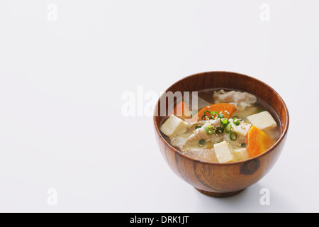 Miso-Suppe im japanischen Stil Stockfoto