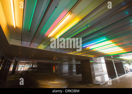 Der Eingang in ein 5 Sterne Hotel in Kalkutta, Westbengalen, Indien. Stockfoto