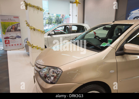 Ein Autohaus in Kalkutta, Indien. Stockfoto