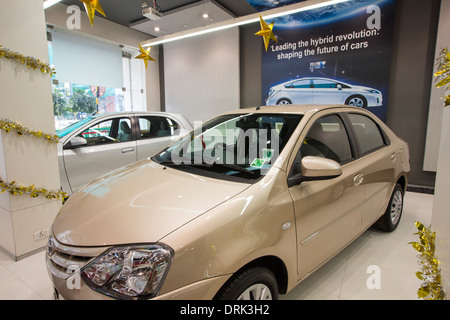 Ein Autohaus in Kalkutta, Indien. Stockfoto