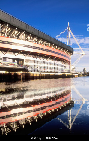Fürstentum Stadion oder BT Millennium Stadium eine Sport- und Konzerthalle im Zentrum der Stadt Cardiff, South Glamorgan South Wales UK GB EU Europa Stockfoto
