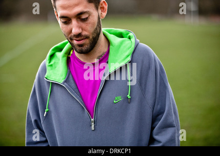 North American Soccer Star Clint Dempsey in London Stockfoto