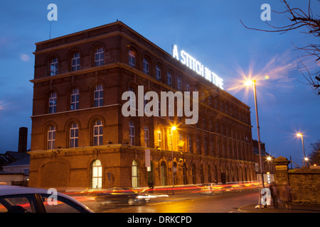 A Stitch in Time Rosemount Shirt Factory Lumiere Derry Londonderry Nordirland November bis Dezember 2013 Kulturstadt Stockfoto